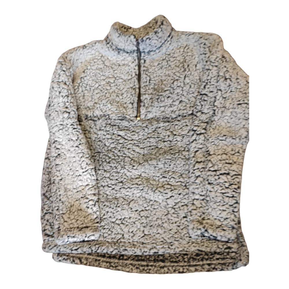 Women's Sherpa 1/4 zip jacket sweater size by Emily b medium nwot